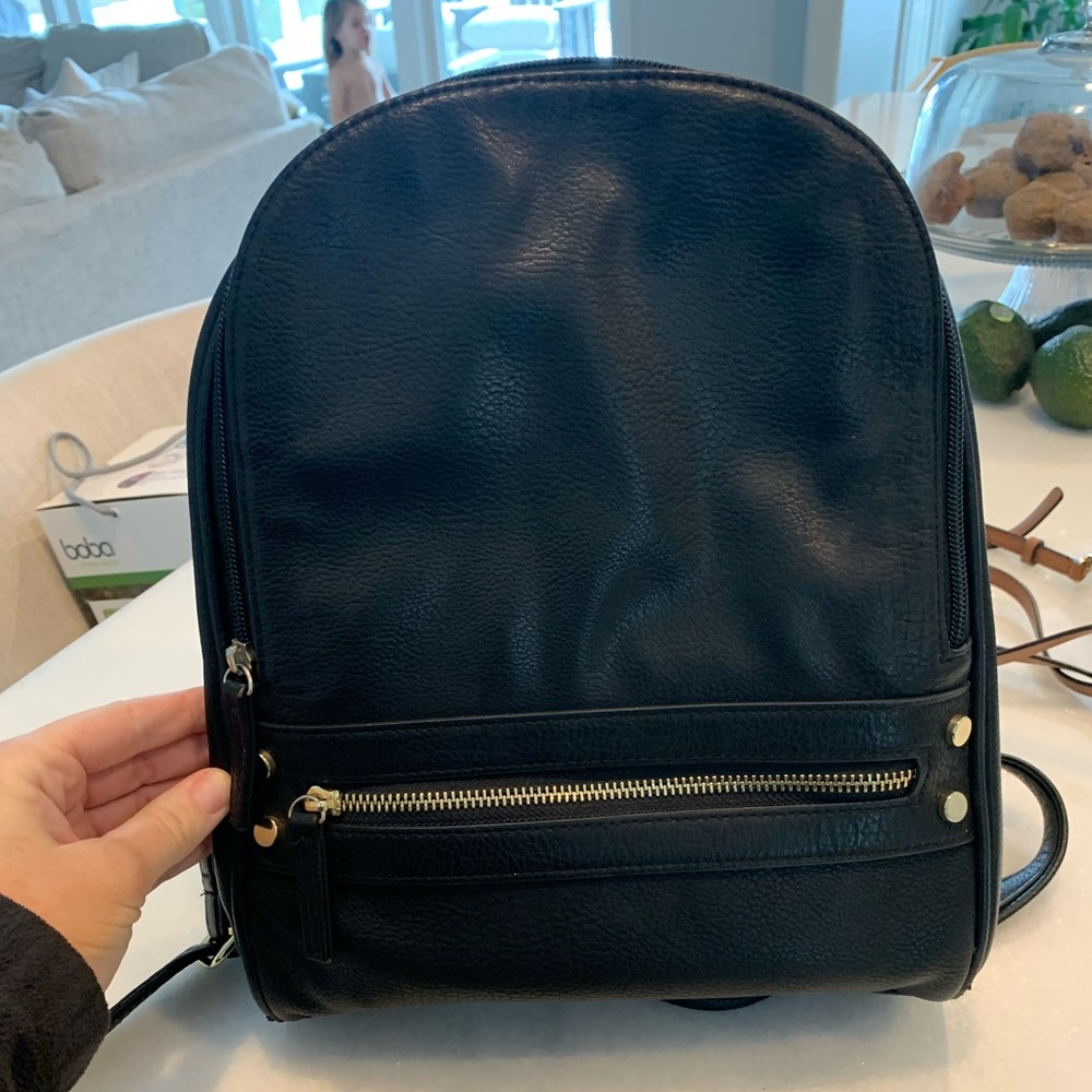 Target black backpack with gold detail